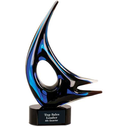 Blue Sail Glass Award