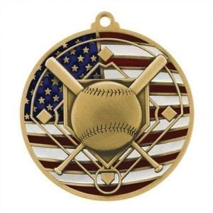 Patriotic Baseball Medals