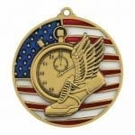 Patriotic Track Medals