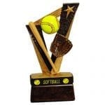 Softball Trophies with Wrist Band