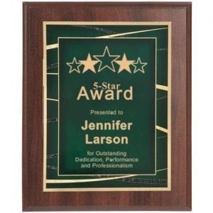 Award Plaque with Wide Border
