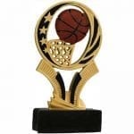 Resin Basketball Trophy Midnite Star