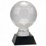Premier Glass Soccer Ball Trophy