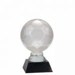 Premier Glass Soccer Trophy