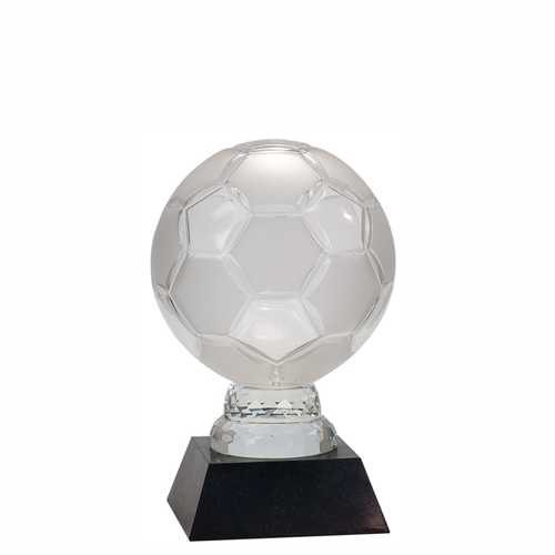 Premier Glass Soccer Trophy