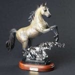 Rearing Horse Statue