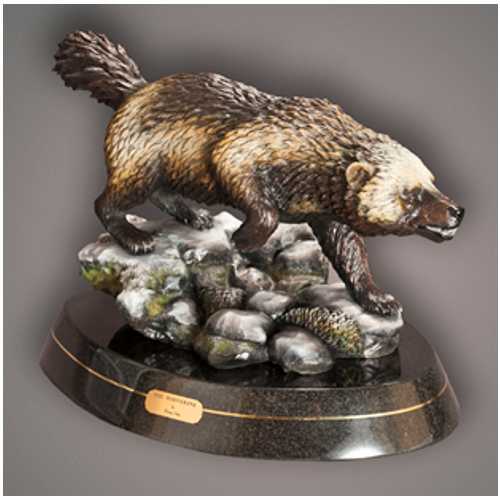 Wolverine Bronze Sculpture