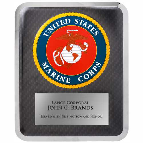 Marine Hero Plaque Award