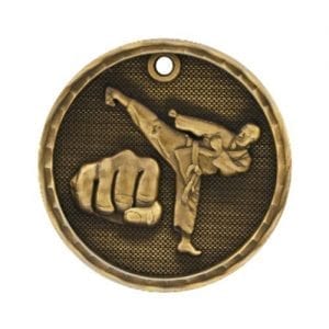 3D Martial Arts Medals