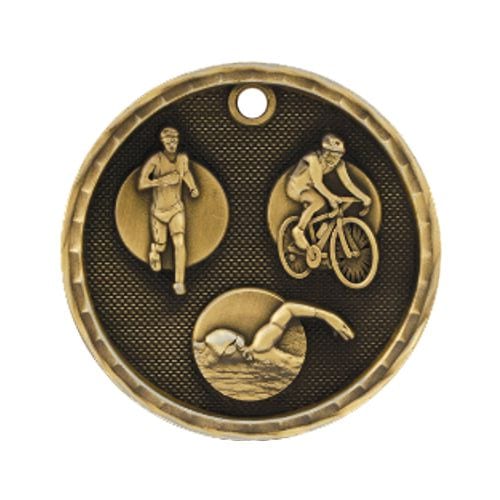 3D Triathlon Medals