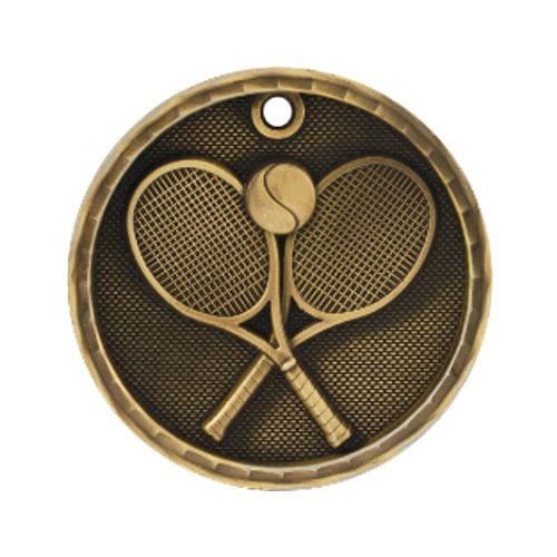 Tennis Medals with 3D